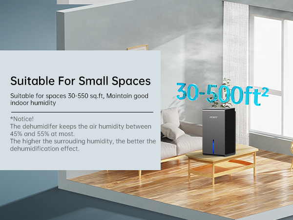 Small dehumidifier for small room
