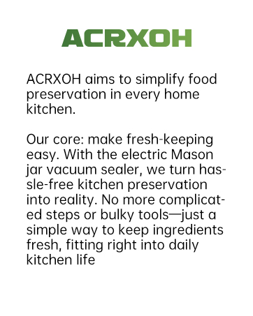 Brand Description Electric Mason Jar Vacuum Sealer Kit