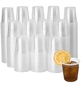 YEEHAW 5 oz Plastic Cups, 500 Pack - Clear Disposable Drinking Cups | for Cold Beverages | Ideal ...