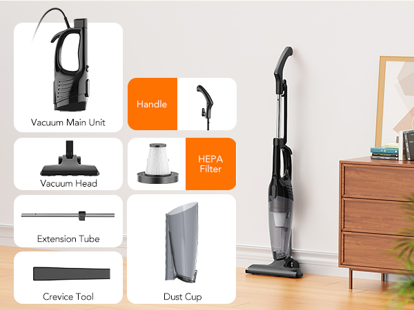 apartment vacuum for seniors no battery unlimited runtime handheld conversion vacuum crevice nozzle