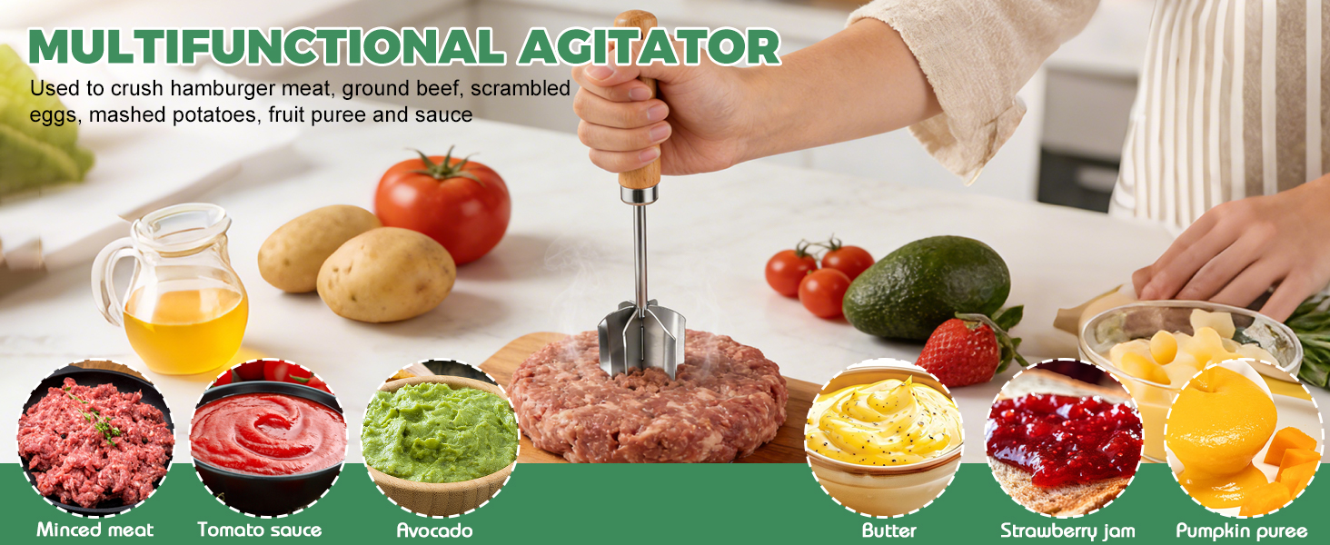 ground beef chopper tool