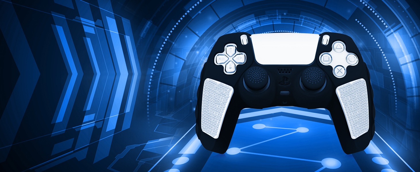 ps5 controller cover black