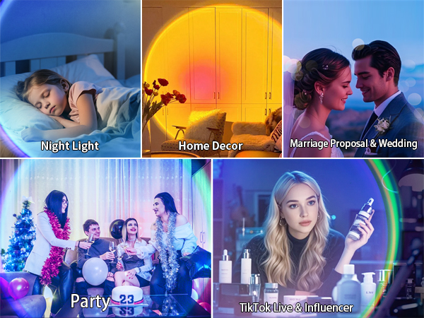 sunset projection lamp