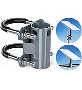 PonJel Starlink RV Mount Gen 2, Starlink Mounting U-Bolt Pipe Adapter for Starlink V2 Portable St...