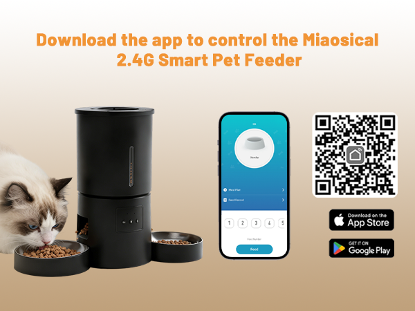 automatic cat feeder 2 cats