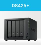 Synology DS425+Private Cloud Media Server - Stream, Back Up Photos &amp; Share Files, Intel CPU for H...