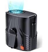 DeeKom Portable Personal Waist Fan&amp; Neck Fan, 14000RPM Brushless Motor, 40H Runtime Rechargeable,...