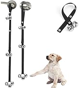 Pack of 2 Upgraded Puppy Bells Doorbells for Door Knob, Dog Bells for Potty Training-Louder Jingl...