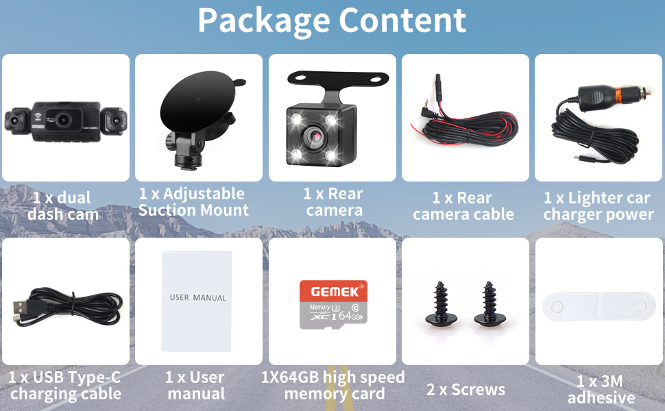 car dash cam front and back -19