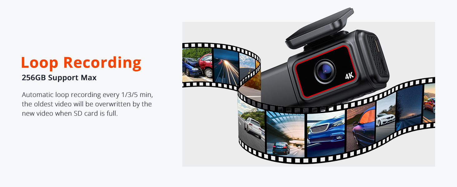 Front and Inside Dash Camera