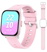meoonley Kids Watch for Girls Boys with IP68 Waterproof, Girls Watch with 19 Sports Modes, Sleep ...