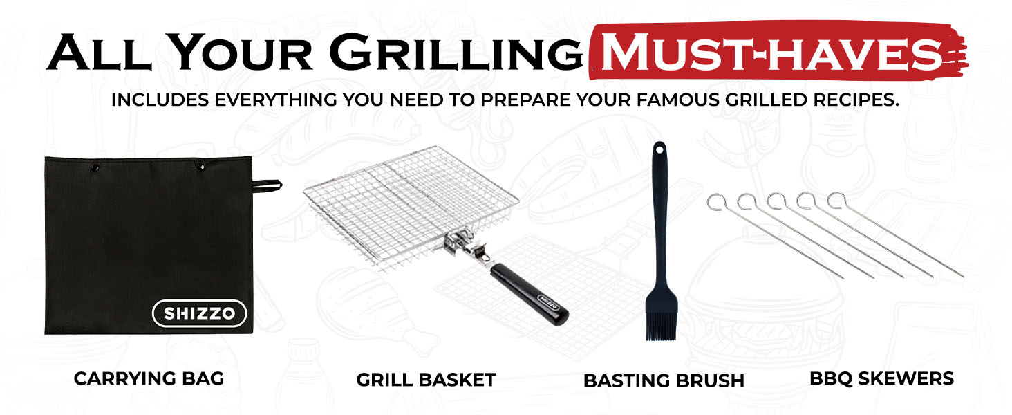 gifts for dad husband fathers day christmas 4th of july mothers day shizzo bbq skewers basting brush