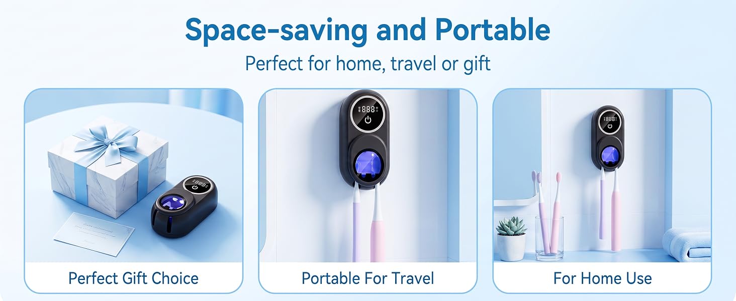 Toothbrush Cleaner and Holders