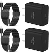 S24 S23 S22 Ultra Samsung Charger Fast Charging, 2 Pack 45W Type C Super Fast Charger Block with ...