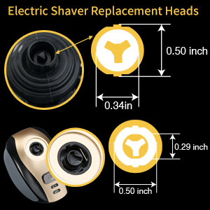 Electric Shaver Replacement Heads 6 Heads Head Shaver Bald Shaver