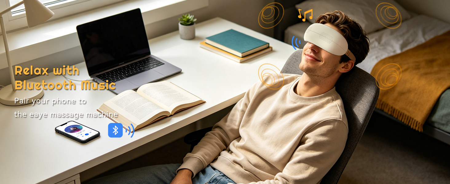 BEJA Eye Massager with Heat &amp;amp; Cooling