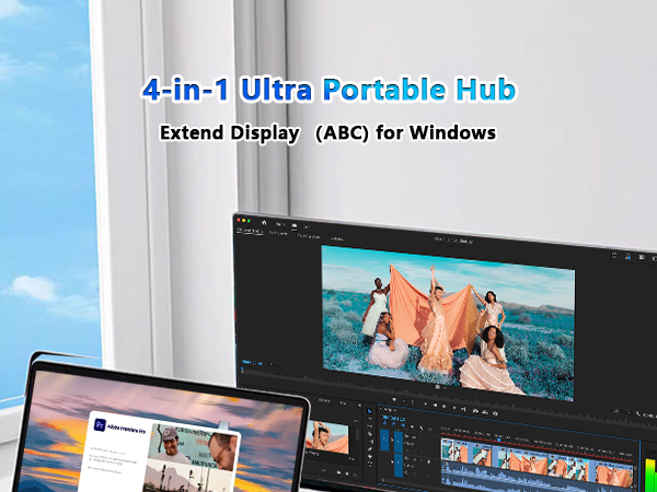 4-in-1 Ultra Portable Hub