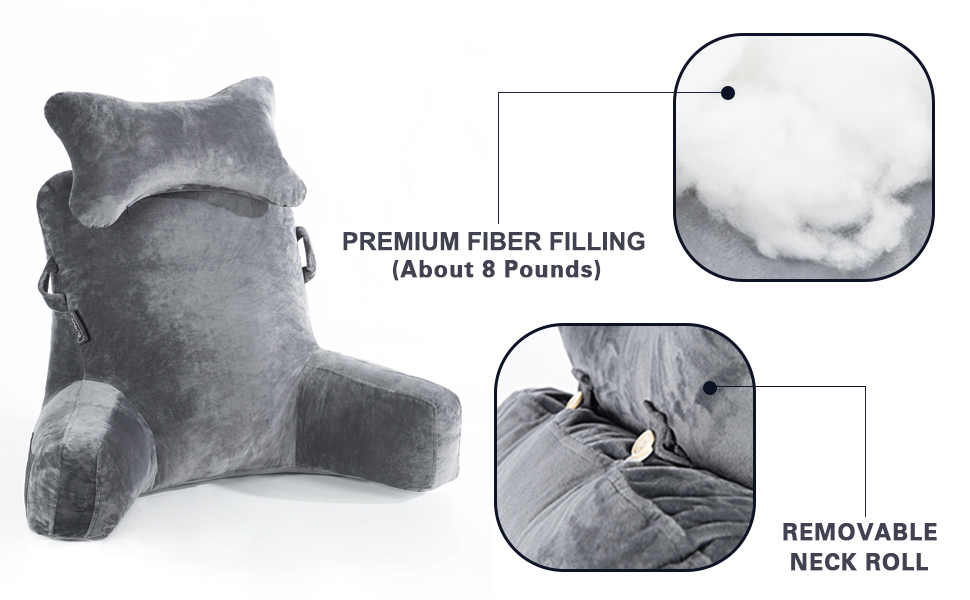 Reading Pillow-Extra Large 31&amp;#34; Bed Rest Pillow