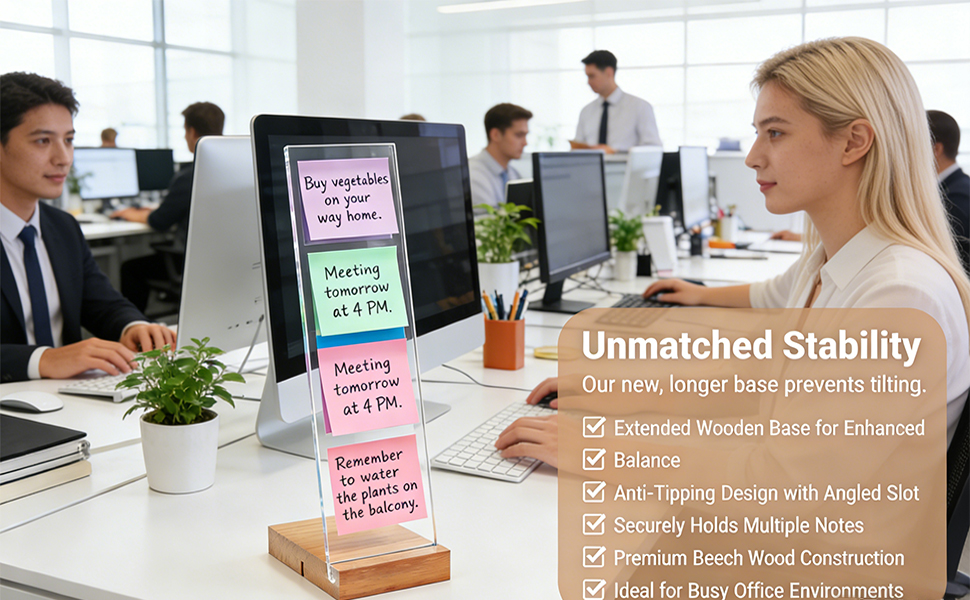 Computer Screen Message Board Holder