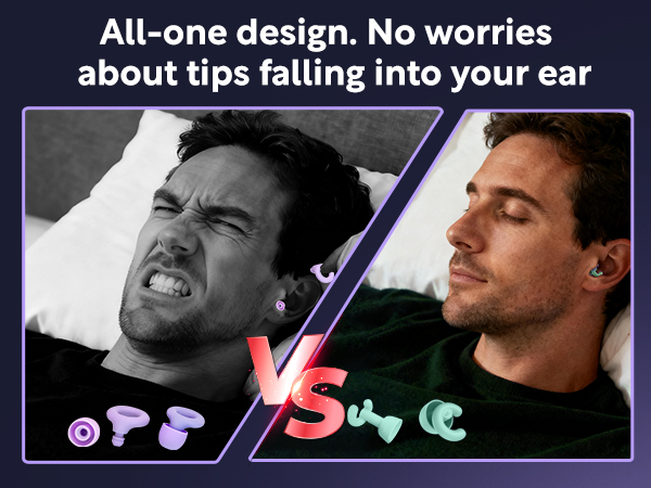 All-one design. No worries about tips falling into your ear