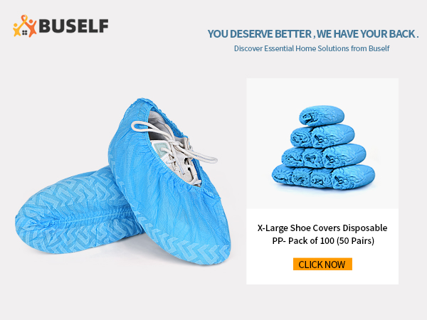 X-Large Shoe Covers Disposable PP- Pack of 100