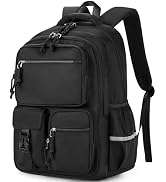 mibasies School Backpack for Teen Girls: 17.9 IN Backpack for Women with Laptop Compartment for M...