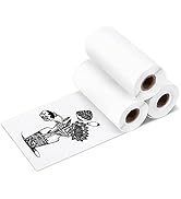 Peripage Mini Printer Photo Paper, Thermal Paper Waterproof 30 * 57mm Non-Adhesive for PeriPage/P...
