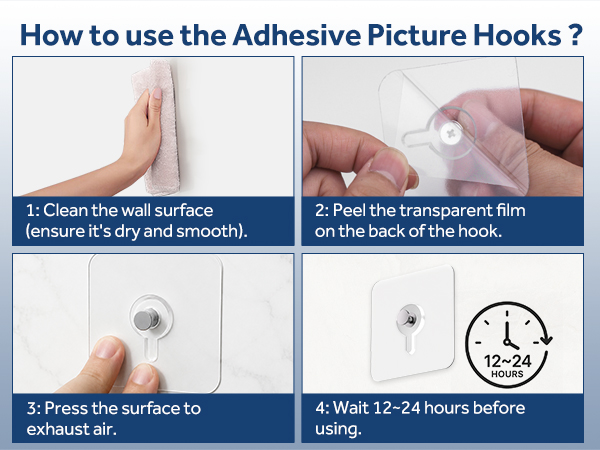 Adhesive Picture Hooks