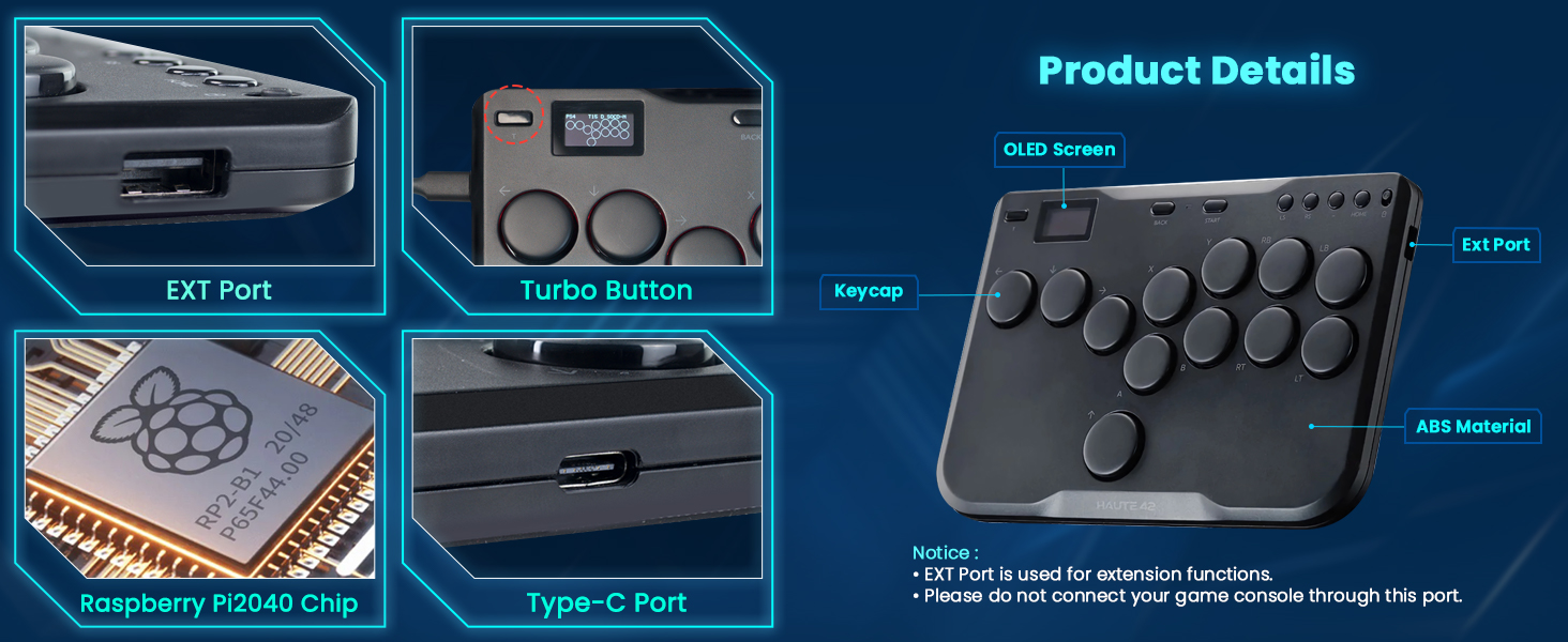 leverless arcade stick