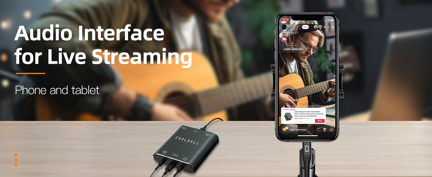 USB C AUDIO INTERFACE