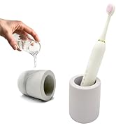 DiatZeno Mini Toothbrush Holders for Bathrooms - Diatomite Quick-Dry Organizer, Compact Portable ...