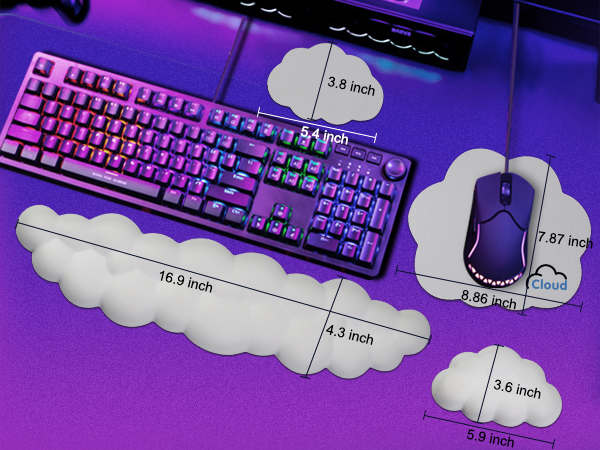 cloud wrist rest