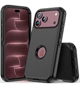 COOYA for iPhone 18 Pro Max Case Full Body Drop Protection 6.9'' Black | Rugged Case Shockproof 2...