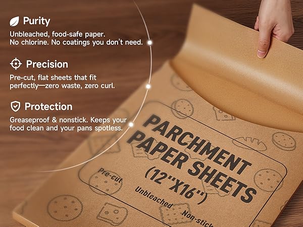 parchment paper sheets