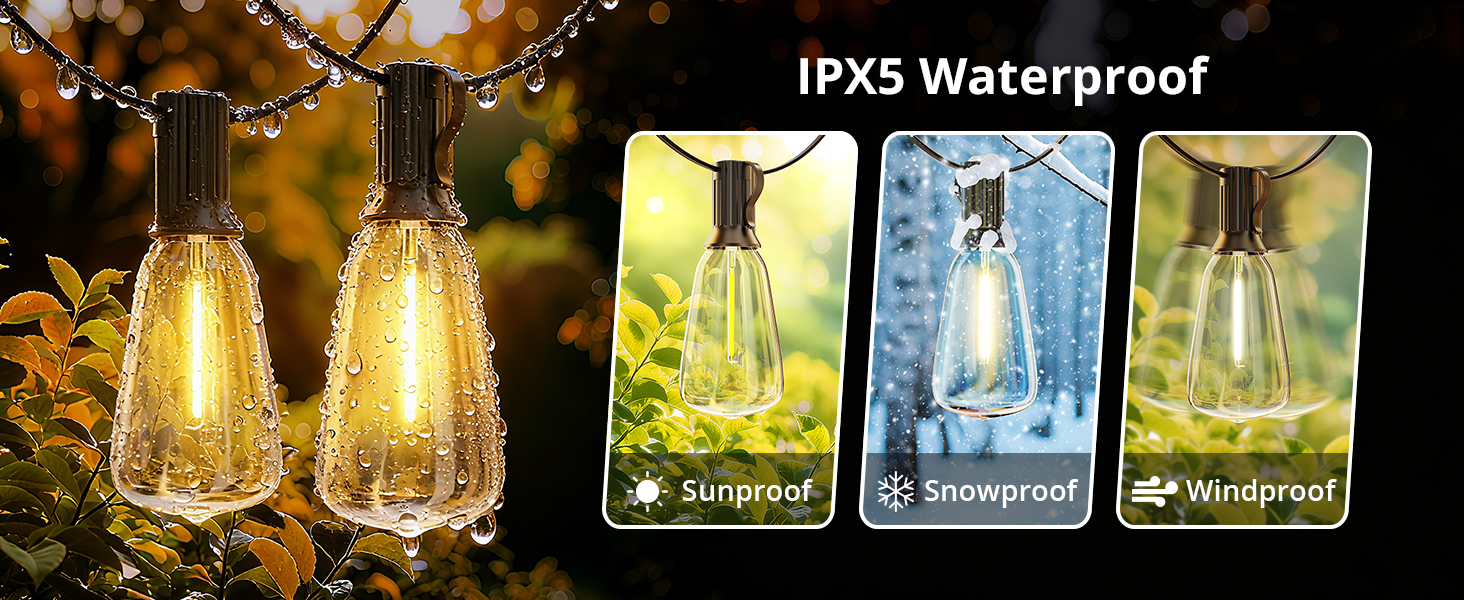 waterproof led outdoor lights