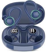 Wireless Earbuds, Bluetooth 5.4 Headphones Sport, Over Ear Buds With ENC Noise Cancelling Mic, 48...