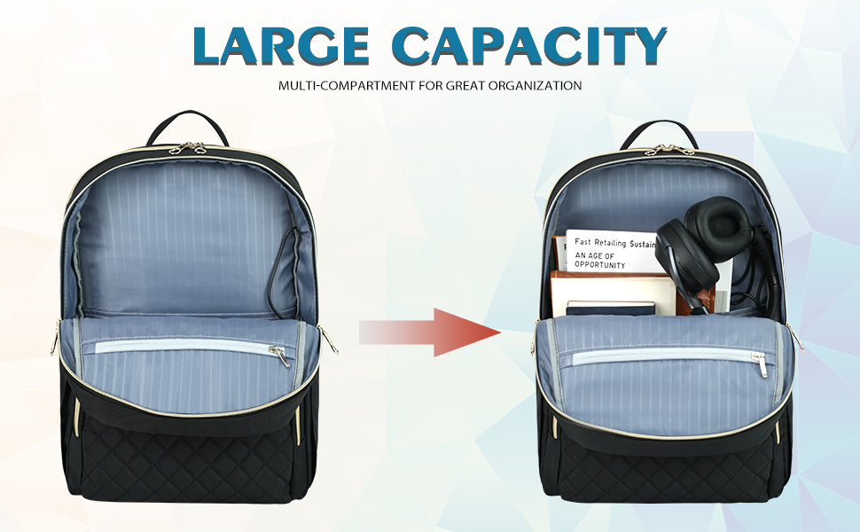 KROSER Laptop Backpack Large Capacity