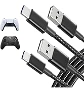 Charger Charging Cable for Xbox Series X,Xbox Series S,PS5/PS5 Pro Controller,Xbox Elite Series 2...