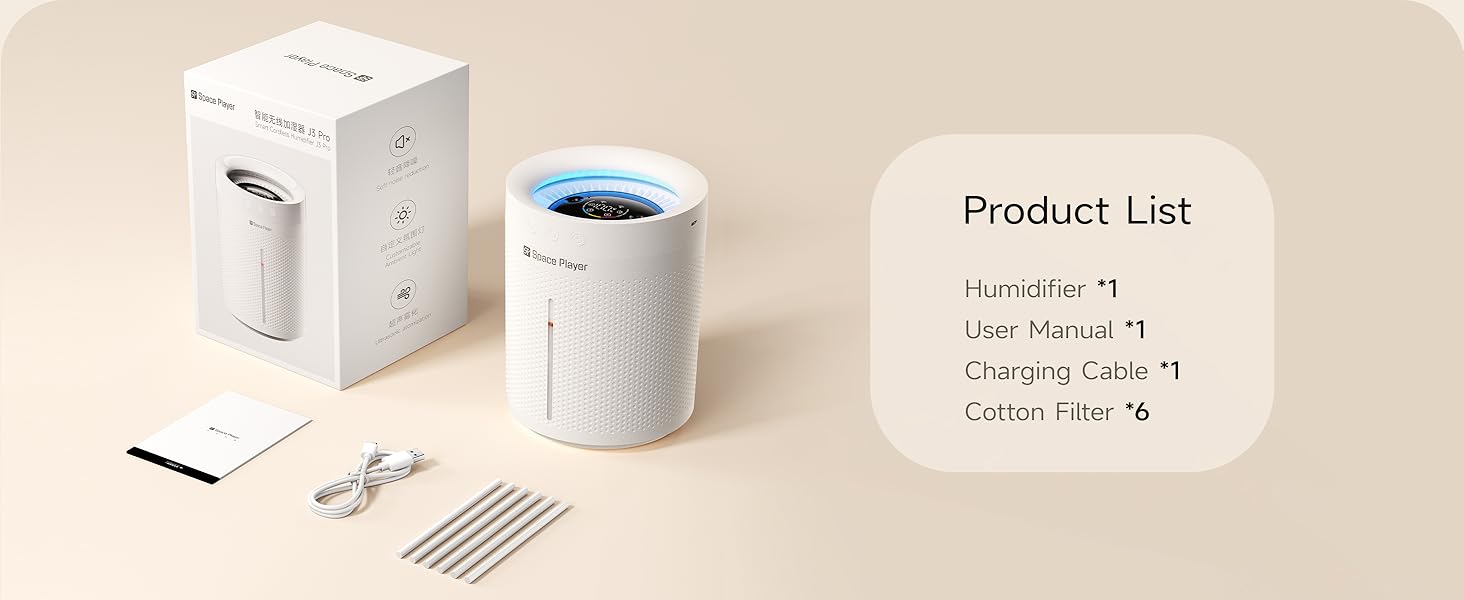 Built-In Filter Cotton,Easy to Clean