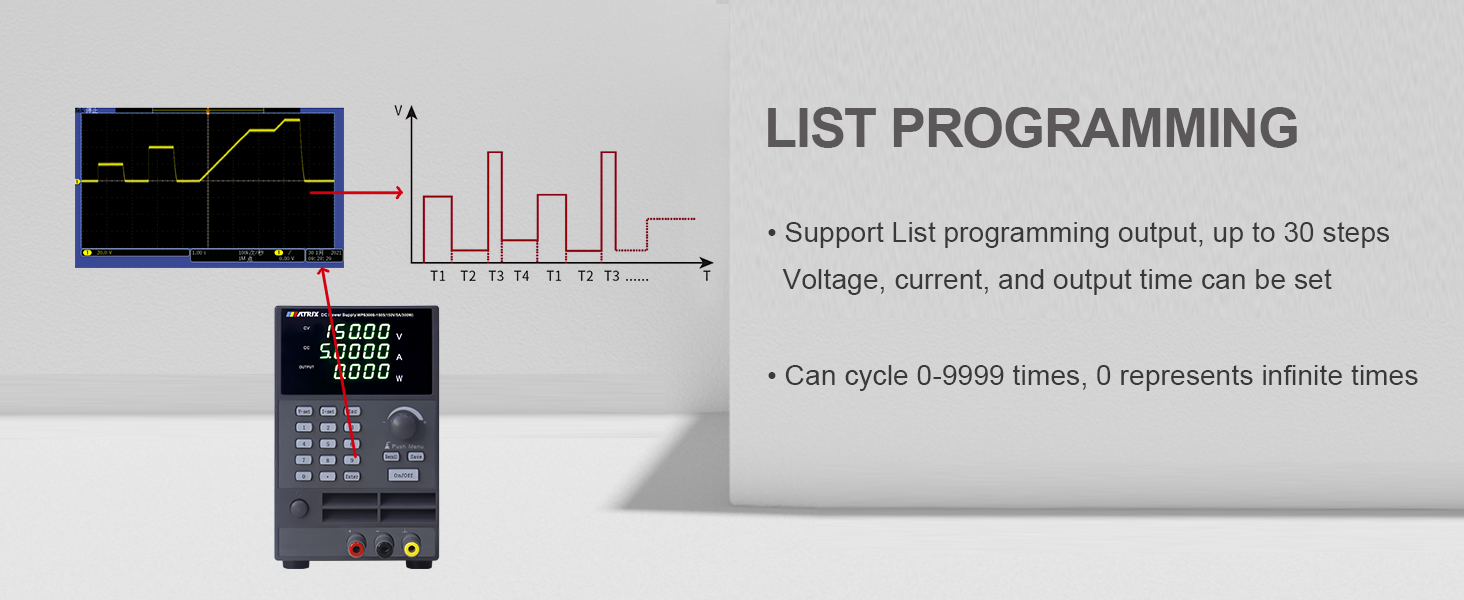 dc power supply bench