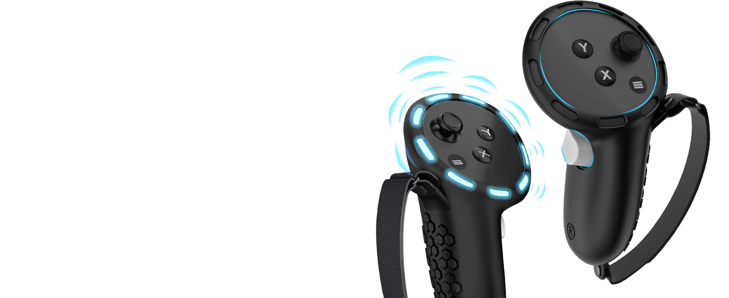 Controller Grip for Oculus Meta Quest 3 VR Accessories Grips Covers VR Touch Plus Controllers 