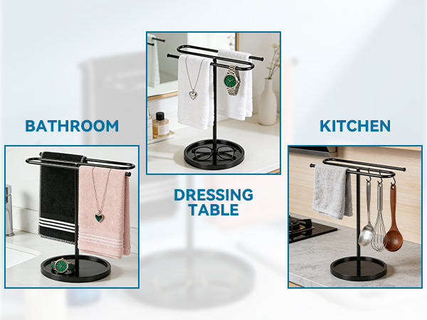 bathroom towel rack