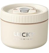 Ausenzup Stainless Steel Lunch Box, 3-Tier Insulated Bento Box Microwave Safe Soup Bowl for Adult...