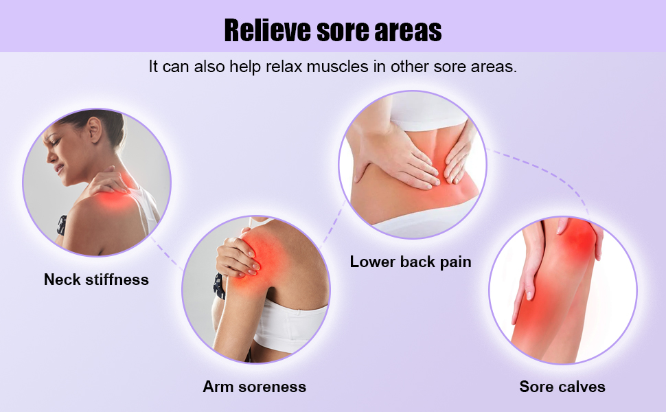 Relieve sore areas