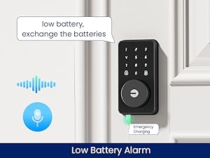 keyless entry door lock deadbolt