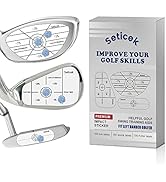 Seticek Golf Impact Tape Set 300Pcs, Self-Teaching Sweet Spot and Consistency Analysis, Golf Club...