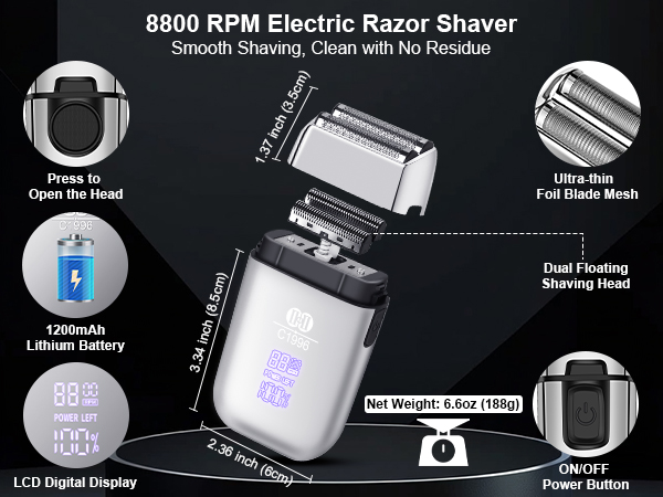 Cordless Barber Clippers