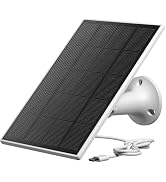Obligz 3W Solar Panel for Security Camera Wireless Outdoor