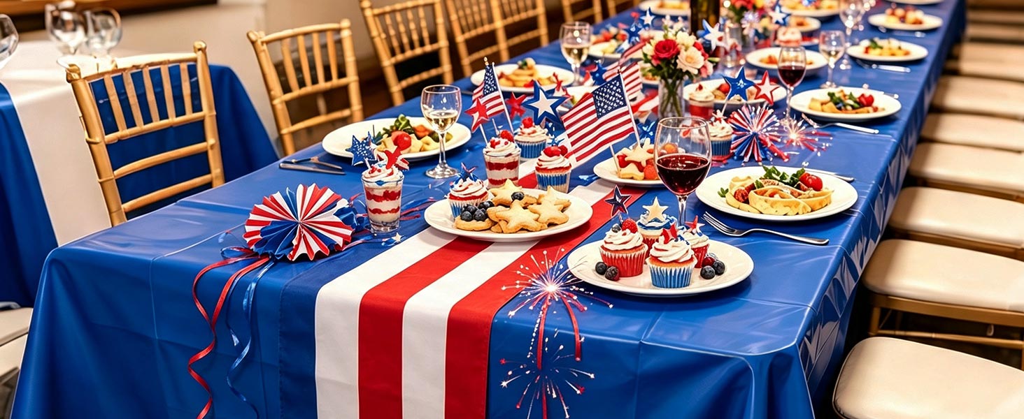 Blue Tablecloth