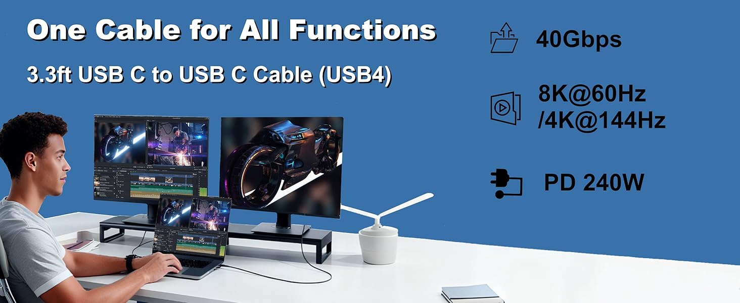 usbc thunderbolt 4 cable